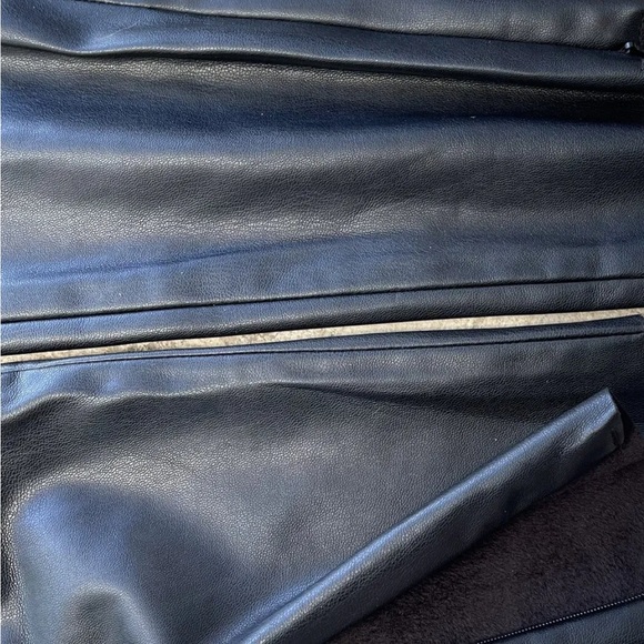 Zara High Waisted faux leather pants XS NEW - Picture 4 of 5